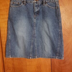 Denim Blue Jean Women's Skirt